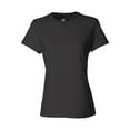 thumbnail image 2 of Hanes-Womens Crew Tee-Black-4X Large, 2 of 3