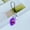 Purple, variant on Mini Seashells,Nightmare Before Christmas Gifts,Resin Conch Keychain Charms Glow in The Dark - Colorful Mini Seashell Ornaments for Bags, DIY Crafts, Home Décor, Gifts(Green 1pc 2in)