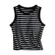 thumbnail image 1 of Camisetas sin mangas lisas para mujer con sujetador acolchado incorporado - Camisola básica transpirable - 75 % mezcla de algodón, tallas S-XL para todas las estaciones, 1 of 8