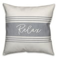 thumbnail image 2 of Creative Products Relax Linen Blue 16 x 16 Indoor / Outdoor Pillow, 2 of 3