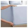 thumbnail image 4 of Extra Deep Pocket Queen Sheets Set - 6 PC Soft Microfiber Queen Sheets Deep Pocket - Fade Resistant Bedding Sheets & Pillowcases - Queen, Ice Blue, 4 of 9