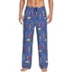 thumbnail image 1 of Fotbe New-York City Pantalones de Pijama para Hombre, Pantalones de Dormir, Pantalones de Casa con Cintura Ajustable y Bolsillos-Small, 1 of 6