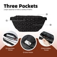 thumbnail image 4 of Naloa Cute Skull Print Running Belts for Men Women,Running Fanny Pack with 2-Zipper Pockets,Waterproof Waist Pack for Travel Hiking Running Outdoor Sports, 4 of 8