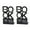 Black, variant on 2Pcs Letter Bookend Desktop Bookends Metal Book End Book Stoppers For Shelves
