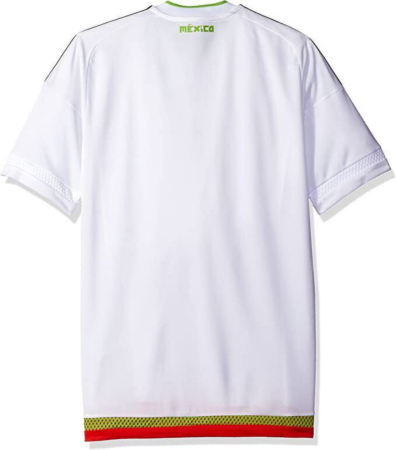 adidas Men's International Soccer Mexico Jersey, White/Black/Sesogr/H, XL