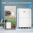 thumbnail image 3 of Emerson Quiet Kool 35 Pint Dehumidifier for Rooms up to 80% Humidity in White - Auto-Shutoff & Timer, 3 of 6
