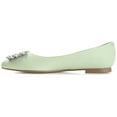 thumbnail image 3 of Journee Womens Renzo Slip On Pointed Toe Ballet Dress Flats, Widths Available, 3 of 10