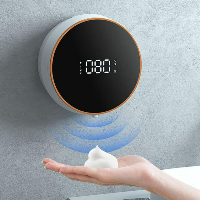 Dispensador de jabón sin Herramienta shamjiam Sensor infrarrojo blanco