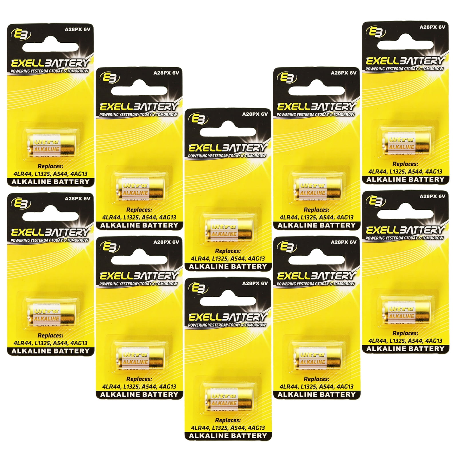 10x Alkaline 6V Battery Replaces 4LR44 L1325 A544 4AG13 For LED Lights