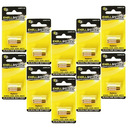 10x Alkaline 6V Battery Compatible with 4LR44 L1325 A544 4AG13 for LED Lights