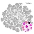 thumbnail image 3 of Tarjeta de colores Color de uñas Nails transparentes en forma de corazón Art Sencillo Mostrar paleta Pelaca Pantalla Puntas de manicura Accesorios 100 piezas Methold CE001621-00, 3 of 7