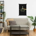 thumbnail image 5 of Bill Cipher Poster Plastic Shaft Wall Hanging Banner Artwork Canvas Wall Art Painting Decor For Home Living Room Bedroom Office 20"X30", 5 of 7
