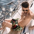 thumbnail image 2 of luoweisi Men's Beach Shorts Quick Dry Swim Trunks with Mesh Lining Woodpecker S, 2 of 5