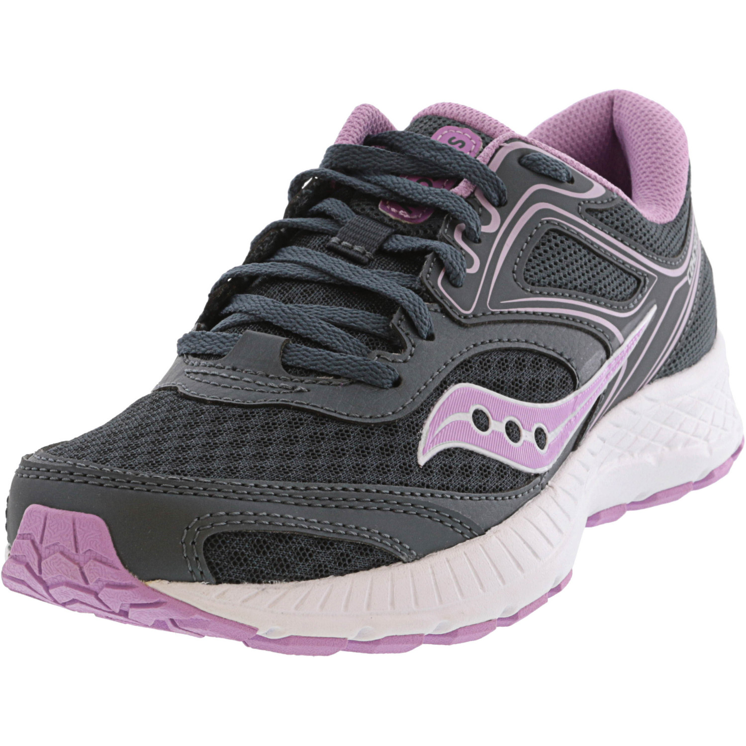 Saucony Women's Versafoam Cohesion 12 Slate / Violet Ankle-High Mesh Running - 10.5M - image 1 of 5