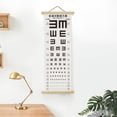 thumbnail image 4 of OUSITAID Wall Eye Chart Eye Chart Multipurpose Waterproof Standardized Clear Printing Accurate Reading Eye Vision Exam Thicken Adults Kids Wall Visual Acuity Chart Canvas Painting School, 4 of 6
