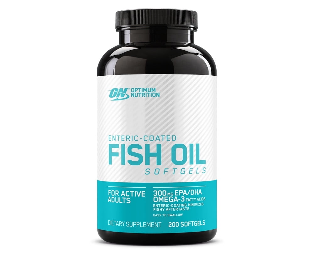 Optimum Nutrition EntericCoated Fish Oil Softgels 300 mg 200