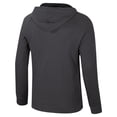 thumbnail image 3 of Men's Colosseum  Charcoal Colorado Buffaloes Dujour Ralgan Long Sleeve Henley Hoodie T-Shirt, 3 of 3