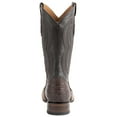 thumbnail image 3 of Ferrini  Mens Belly Caiman Chocolate Square Toe   Western Cowboy Boots   Mid Calf, 3 of 7