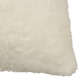 thumbnail image 2 of Mainstays Faux Rabbit Fur Decorative Throw Pillow, 18 in x 18 in, Ivory, 2 of 5