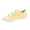 23#Yellow, variant on Women Lightweight Flat Walking Sneakers Classic Canvas Upper Lace Up Low Top Non Slip Daily Shoes