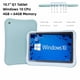 thumbnail image 2 of Tablet PC con Windows 10 Q1 de 10,1 pulgadas y 64 bits, procesador Intel Atom x5-Z8350 de cuatro núcleos, 4 GB de RAM DDR y 64 GB de ROM, batería de 8000 mAh, compatible con HDMI, 2 of 5