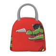 thumbnail image 1 of Fotbe Cool Crocodile With Sunglasses Bolsa de Almuerzo con Estampado, Lonchera Aislada, Contenedor de Comida Reutilizable Tipo Cooler a Prueba de Fugas, 1 of 6