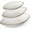 Classic, variant on Serving Bowls and Platters Set of 3 - Ceramic Oval Dishes for Pasta, Salad, Soup, Fruit - Perfect for Entertaining, Parties, Gifts