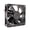 Multicolor, variant on Deyuer DC 12V Black 80mm Square Plastic Cooling Fan for Computer PC Case CPU Cooler