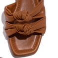 thumbnail image 3 of Itsun Sandals Women Slip and Slide, Womens Flat H-Band Slide Sandal Flat Sandal Brown, 3 of 5
