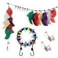 thumbnail image 1 of Tignapoo Portable Clothesline with Anti-Slip Clips - 1.8m Black Rope with 2 Hooks for Travel & Camping, 1 of 6