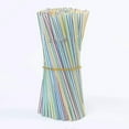 thumbnail image 5 of 300 Pieces Plastic Drinking Straws 8 Inches Long Multi-Colored Striped Bedable, 5 of 5