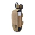 thumbnail image 4 of Escalada Bolsa de torniquete Funda de nailon para linterna Funda Molle de tijera (verde militar), 4 of 6