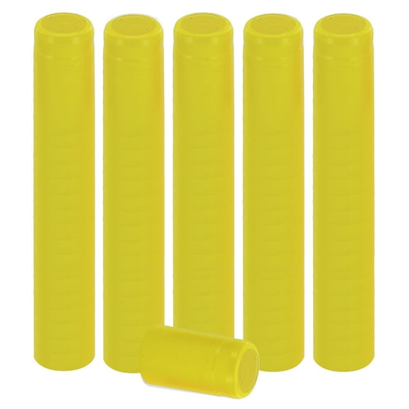 LD Carlson Gloss Yellow PVC Shrink Capsules (500 Bulk)