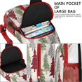 thumbnail image 4 of Sling Backpack,Multicolor Christmas Tree Pattern Crossbody Bag with Water Bottle Holder,Waterproof Sling Bag for Men/Women with Chest Phone Holder for Hiking,Travel, 4 of 6