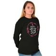 thumbnail image 4 of Breast Cancer Awareness Faith in God Women's Long Sleeve T Shirt Brisco Brands S, 4 of 6