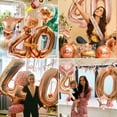 thumbnail image 7 of AYUQI 40th Birthday Decorations for Women, Rose Gold Happy Birthday Party Supplies with Birthday Bunting Banner, Rose Gold Confetti Latex Balloons, Number 40 Crown Wine Bottle Foil Balloons, 7 of 7