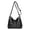 Black, variant on for Women, Shoulder Bag, PU Leather Shoulder Purse - Black