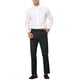 thumbnail image 2 of Pantalones de rayas Inspire Chic para hombre, corte slim, frente plano, traje formal, 34 negro, 2 of 5
