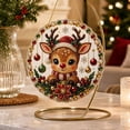 thumbnail image 5 of Christmas Reindeer Pearl Diamond Art Suncatcher Kit,Diy Rhinestone Adiy Rhinestone Painting Beginner Craft,Xmas Hanging Ornament for Wall Tree Window, 5 of 8