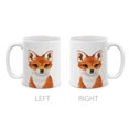 thumbnail image 2 of MUGBREW 11 Oz Ceramic Tea Cup Coffee Mug, Nursery Baby Fox Pups, 2 of 7