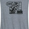 thumbnail image 3 of Rock 'Em Sock 'Em Robots - You Knocked My Block Off - Women's Racerback Tank Top, 3 of 5