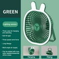 thumbnail image 1 of Outdoor Ceiling Fan,Outdoor Ceiling Fans,Charging Desktop Small Fan Dormitory Fan Wall-Mounted Mini Small Ceiling Fan Fan Lights,Outdoor Ceiling Fan with Light,Mini Fan for Desk,Small Fan for Desk, 1 of 9