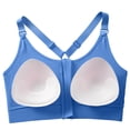 thumbnail image 5 of Iyufng Sports Bras for Women Front Zipper Wireless Bra Adjustable straps Exercise Bra, 5 of 6