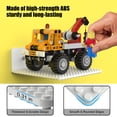 thumbnail image 5 of BlissBox Floating Display Shelves for Wall Compatible with Lego Building Bricks, 5 × 5.5 Inch Dual-Sided 16 × 17 Studs for Brick Storage and Display, ABS Display Shelf for Room Decor, 5 of 8