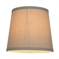 thumbnail image 3 of Mainstays Mix & Match 7x9x8" Nature LinenAccent Lamp Shade, Round, 3 of 18