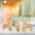 thumbnail image 2 of Conjunto de estatuas de Decoración Colección de artesanía decorativa 6 piezas Sunnimix Figurilla de elefante, 2 of 6