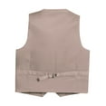 thumbnail image 3 of Gioberti Boy's 4 Button Formal Suit Vest, 3 of 5