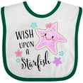 thumbnail image 3 of Inktastic Wish Upon a Starfish- Cute Boys or Girls Baby Bib, 3 of 4