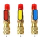 thumbnail image 4 of Kenally Adaptador Universal para el hogar de 1/4 a 5/16 pulgadas, válvulas de bola para de nevera, accesorios para máquinas a Válvulas Azul Kenally TO008697-03B, 4 of 6