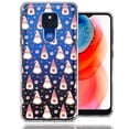 thumbnail image 1 of MUNDAZE Motorola Moto G Play 2021 Pink Blush Valentines Day Flower Hearts Gnome Characters Cute Double Layer Phone Case Cover, 1 of 3